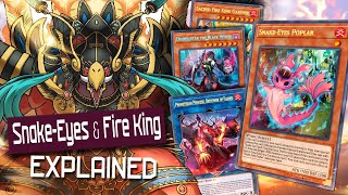 NEW TIER ZERO  YUGIOH SNAKEEYES  FIRE KING DECK EXPLAINED Ft Paktcg How To Play [upl. by Abbye]