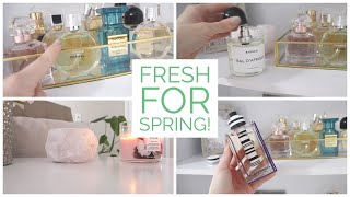 My Collection  Fresh Spring PERFUMES for WOMEN 2021 [upl. by Airbas896]