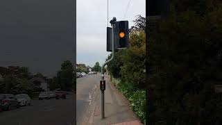 Sudbury Melford Road A131 PEEK Elite Traffic Lights Puffin Crossing [upl. by Hanleigh]