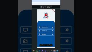 Live TV App UI design in Flutter flow 👍❤️📱 viral shorts FlutterFlow [upl. by Zeret]