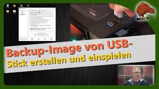 Backup von USBSticks Image von USBStick erstellen [upl. by Ciel968]