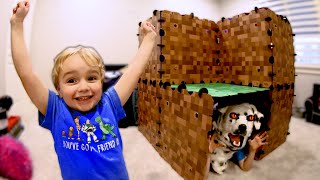 FATHER amp SON SURPRISE BEDROOM FORT [upl. by Tilney]