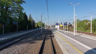 Train Trip Route Pabianice  Łódź Chojny 2 Full HD [upl. by Laurita]