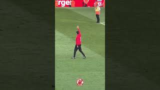 Jurgen Klopps last LFC fist pumps [upl. by Dulla]