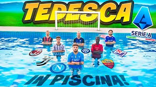 ⚽️ TEDESCA SERIE A CHALLENGE in PISCINA 💦 [upl. by Clim]