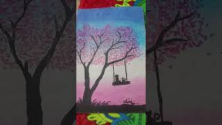 art painting artistic vibes nature love pls subscribe [upl. by Coy]