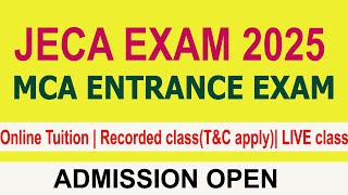 WB JECA EXAM 2025 ONLINE TUITION  JECA COACHING IN WEST BENGAL [upl. by Greenfield]