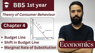 Marginal rate of Substitution MRS  Budget Line and Shift  BBS 1st year Economics Chapter 4 [upl. by Nnylecoj]