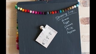 How to Repurpose a Baking Sheet into a Chalkboard [upl. by Anerak]