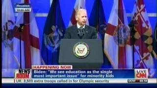 Biden quotChildren should be educated to the degree they are educablequot [upl. by Ahsinam24]