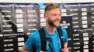 Josh Kerr after 345 British mile record to win 2024 Bowerman Mile [upl. by Odraner843]