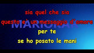 Matia Bazar Messaggio damore karaoke [upl. by Kelsey858]