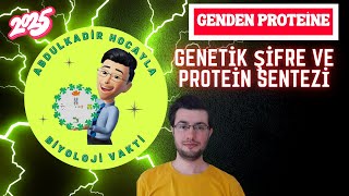 Genden Proteine  Genetik Şifre ve Protein Sentezi 12 Sınıf AYT BİYOLOJİSİ [upl. by Ligetti]