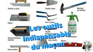 Les outils indispensable du maçon [upl. by Drugge]