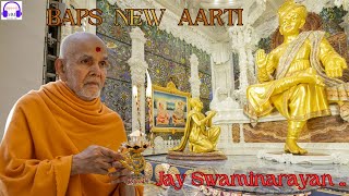 BAPS New Aarti  with 12 BAPS Temple Murti Darshan  Jay Swaminarayan  New edit 2024 [upl. by Akinat469]