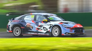 2021 Hyundai Elantra N TCR in action at Monza Circuit Accelerations Sound amp Turbo Noises [upl. by Ahsimat]