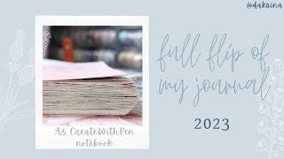 FULL Journal Flip Through 2023 [upl. by Mela]