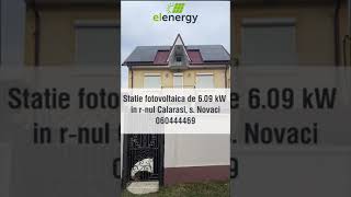 ☀️ Statie Fotovoltaica de 609 kW in s Novaci rnul Calarasi realizata de compania Elenergy☀️ [upl. by Moriarty346]