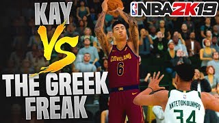 BATTLE FOR THE MVP KAY VS THE GREEK FREAK NBA 2K19 MyCareer Ep11 [upl. by Tanya255]