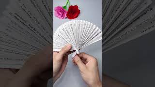 Make a magical fan with the completed test paper DIY Lets play handicraft together Use your [upl. by Holman]