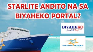 STARLITE FERRIES BOOKING TUTORIAL ON BIYAHEKO PORTAL [upl. by Neelyt997]