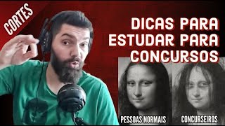 DICAS para ESTUDAR para CONCURSOS  Seja Aprovado e Convocado  Cortes do João Carvalho [upl. by Sirahc]