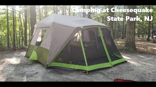 Family Fun Camping At Cheesequake State Park In Matawan Nj part 1 [upl. by Aneez]