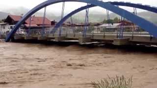 Hochwasser in Kössen Tirol 262013 [upl. by Leahci]