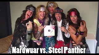 Nardwuar vs Steel Panther [upl. by Nosliw]