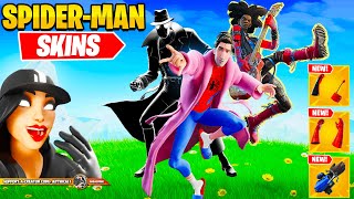 New Spiderman Skins In Fortnite [upl. by Iadam]