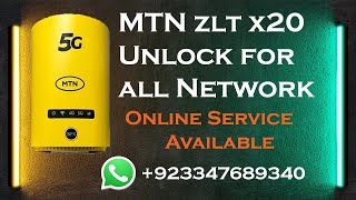 MTN ZLT X20 Unlock For All Network100 Working [upl. by Eserahs]