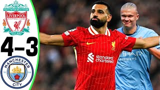 Liverpool vs Manchester City 43  All Goals and Highlights  2024 🔥 SALAH [upl. by Celia]