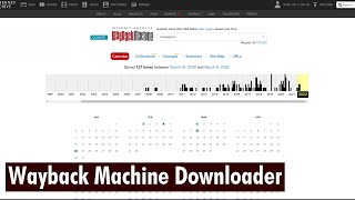 Wayback Machine Downloader [upl. by Kurys]