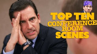 Top 10 Conference Room Scenes from The Office  Comedy Bites [upl. by Nomyt]