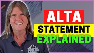 The ALTA Settlement Statement  EXPLAINED By a Title Insurance Expert [upl. by Yeltihw137]