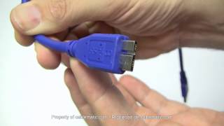 Cable SuperSpeed USB 30 AMMicroUSBM Tipo B 50cm distribuido por CABLEMATIC ® [upl. by Ami]