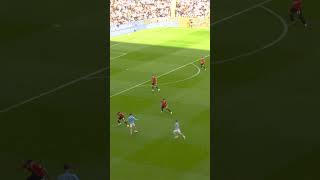 Haaland finishes Man City move vs Man Utd [upl. by Adlen]