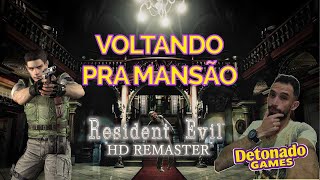 VOLTEI PRA MANSÃO RESIDENT EVIL 1 REMAKE  LIVE 8  DETONADO GAMES 2024 [upl. by Wolbrom698]