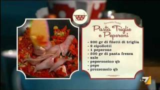 PASTA TRIGLIE E PEPERONI CON BENEDETTA PARODI [upl. by Yentirb255]