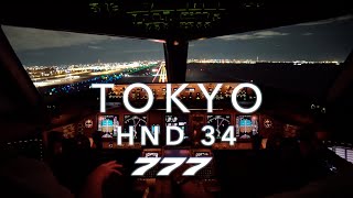 TOKYO  BOEING 777 LANDING 4K [upl. by Gadmon]