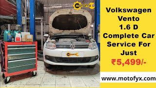 Volkswagen Vento Service Cost Starting  Just ₹5499  Genuine Spare Parts  60 Day Service Warranty [upl. by Nodyarb]