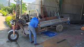 The process of restoring and manufacturing 3wheel vehicles from motorcycle engines [upl. by Fulvi514]