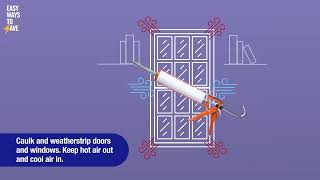 Ways to Save Seal Air Leaks Mon Power [upl. by Yrkcaz]