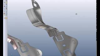 VISI Progress 3D Flange Unfolding [upl. by Keryt]