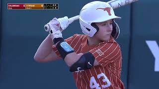 9 Alabama vs 10 Texas  Women Softball Mar 102023 [upl. by Annoid470]