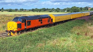 37405 TampT 37421 On the Mid Cheshire Line [upl. by Eerrehs]