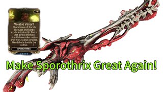 This Augment makes Sporothrix OVERPOWERED Volatile Varient Demonstration  Warframe [upl. by Eudora]