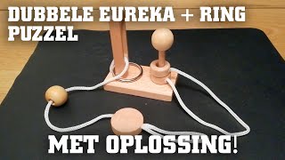 Dubbele Eureka  ring puzzel met oplossing [upl. by Yruoc385]