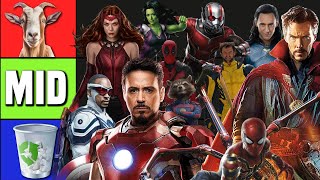 DIE ULTIMATIVE MARVEL TIER LISTE ALLE MCU FILME amp SERIEN [upl. by Albert388]