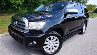 2016 Toyota Sequoia Platinum Walkaround Redrock Interior Classy Workhorse [upl. by Quintina639]